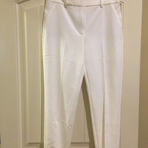 WHBM slim ankle pant, Size 8 White